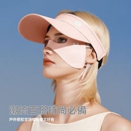 全城熱賣 - 防曬面罩 防紫外線冰絲涼感面罩 蝴蝶防曬面罩 戶外騎行旅遊護眼角-XTJ127;粉色 / 均碼 粉紅