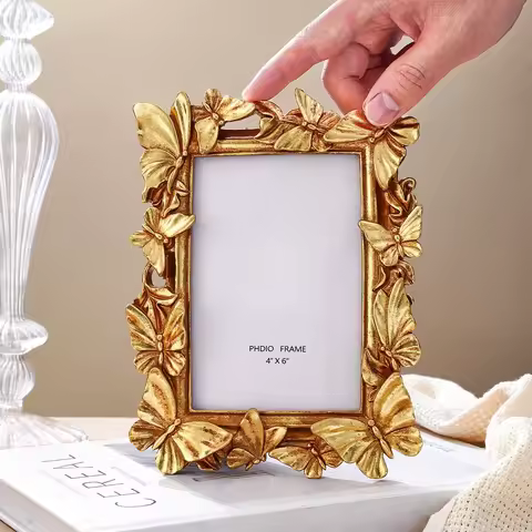 4x6 Inch Frame 3D Butterfly Photo Frame For Family Pictures Beautiful Frame For Memories Symbol Of T