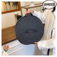 UMISTYDREAM9IQ0 Charging Cable Bag, Shockproof Felt Cloth EV Charger Storage Bag, Universal Round/Sq