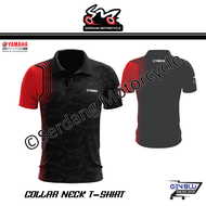 Yamaha Original Ori 135LC Collar Soft Jersey Tshirt Kemeja T-Shirt MCD-COLLC-BK