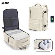 ARADA Waterproof Travel Backpack 35L/55L Large Capacity with Shoe Compartment and USB Charging Port