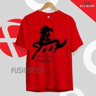 Fusion Tex CNY 2026 Pure cotton soft breathable unisex round neck T-shirt CNY26/11