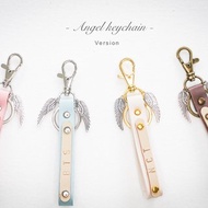 Leather Key Ring hand made - Angel Series