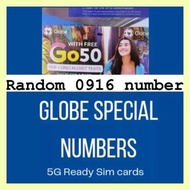 ◱ ◓ ▉ 0915 0916 0917 0927 000-999's Random Number Globe Sim card Special Vanity Rare Lucky Number C