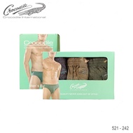 HIJAU (3pc) CD crocodile 521-242 Green | Men's Underwear Elastic Wrinkledcrocodile - Syahfa Online