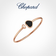 [Full Set Packaging Box] Chopard Chopard Happy Hearts Series 18K Rose Gold Black Onyx Love Heart Bra