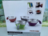 廚具不銹鋼電子量杯碗（廚食做蛋糕、曲奇）Measuring Cup Scale(volume and weight)