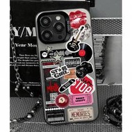 1ชิ้น สติกเกอร์ ฉลาก องค์ประกอบ เคสโทรศัพท์, ภาพประกอบ, เคสโทรศัพท์ ป้องกันกล้อง ป้องกันการตกแบบด้าน