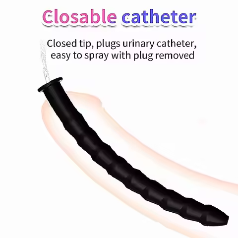 Multi Purpose Urethral Tube Design Combines Silicone Horse Eye Rod With Plug Functionality For Advan