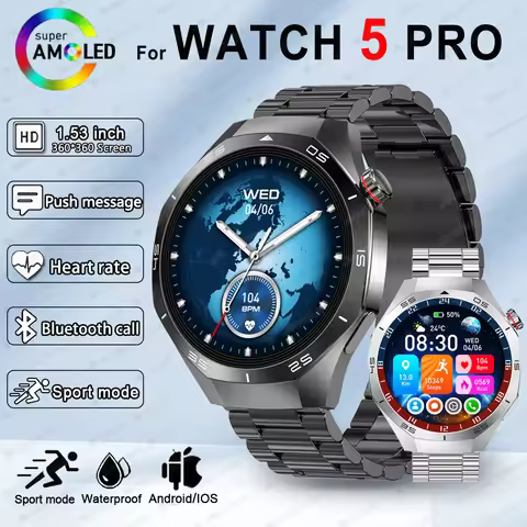 2025 New Sport Smart Watch Men 360*360 HD Display Heart Rate Custom Dial AI Voice Fitness Waterproof
