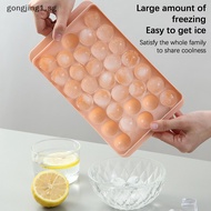 gongjing1 1/2Pcs 33 Grids Plastics Ice Grid Ball Ice Cube Mold With Cover Ice Storage Box Easy To Demould Bar Home Party Kitchen Tools sg