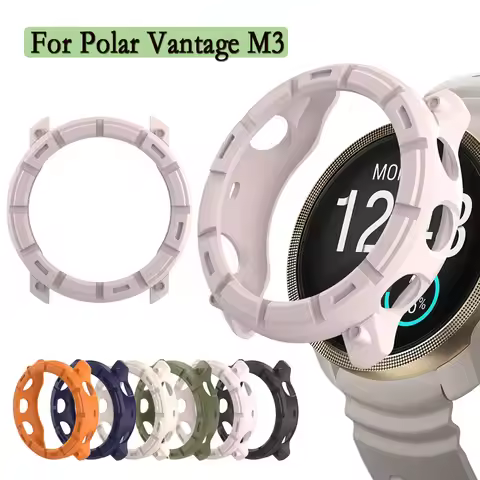 Watch Case For Polar Vantage M3 Durable and Flexible TPU Hollow Watch Decoration Shell For Polar Van