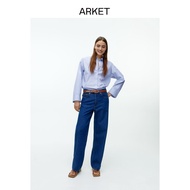 ARKET Women's Pure Cotton Loose Profile Long-Sleeved Striped Shirt Top 2023 Summer New Style11751540