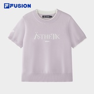 FILA FUSION  FUSIONEER 2 Women's Knit Sweater (Purple)