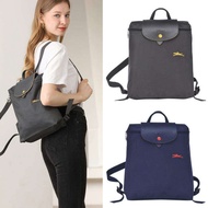 longchamp official store bag L1699 backpack 70th anniversary edition embroidery folding school bag long champ bags Student backpack