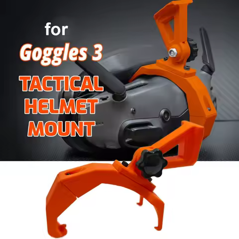 PETG 3D Printed Helmet Mount Adapter for DJI Goggles 3 Compatible with for Wilcox L4 G24 tactical he