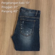 Bundle seluar panjang lelaki/jeans/biru