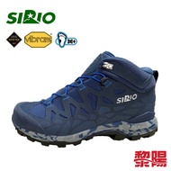 SIRIO PF156DE Gore-Tex Mid-Tube Multifunctional Hiking Shoes Men's (Denim Blue) 3E+Wide Last 33SI015