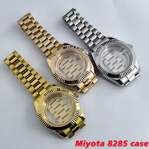 Miyota 8285 case sapphire glass suitable for Miyota 8285 movement stainless steel case 20mm strap
