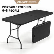 4-8 Person Heavy Duty Folding Table Portable Table For Dining/School/Church/Business