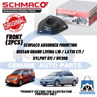 NISSAN GRAND LIVINA L10 / LATIO C11 / SYLPHY G11 / NV200 SCHMACO ABSORBER MOUNTING (FRONT 2PCS)