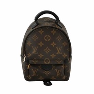 Louis Vuitton (LV) Palm Springs迷你牛皮Monogram印花三角皮標雙肩包