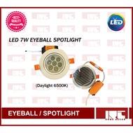LED 3W EYEBALL LIGHT / LED SPOTLIGHT 3W DAYLIGHT 6500K / CEILING LIGHT / RECESSED LIGHTING