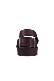 Mc JEANS เข็มขัดหนังวัวแท้ เข็มขัดผู้ชาย M08Z018 ปั๊มโลโก้ Mc เข็มขัด 2 ด้าน หนัง+คอตตอน