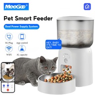 MeeGoo Automatic Pet Feeder Smart Cat Food Dispenser WiFi Remote Control Timing Feeding with Camera