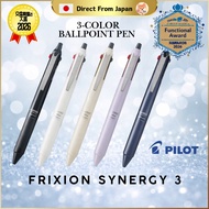 PILOT FriXion Synergy 3 Erasable Ballpoint Pen, 3-Color 0.4mm