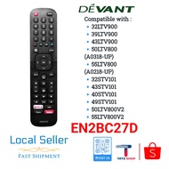 ✲ ▼ ☂ For EN2BC27D Original Remote Control New EN2BC27D for Devant Smart TV LED LCD TV