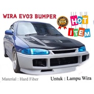 WIRA FRONT BUMPER EVO3 HARD FIBER BOLEH MASUK SATRIA PUTRA ARENA EVO 3