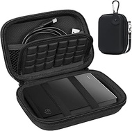 Lacdo Hard Drive Carrying Case for Seagate Portable/One Touch, WD Elements/My Passport, Toshiba Canv