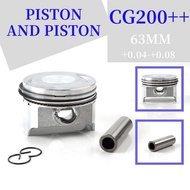 For 1 86 Cg200 CG 200 Cg200 Cg ++ Motorcycle Piston Ring Kit Engine Parts 15Mm Pin ++
