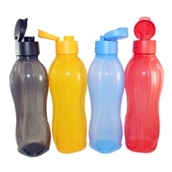 Tupperware Flip Top Eco Bottle 1L Black/ Blue/ Yellow/ Red Botol Air BPA FREE Botol Budak Botol Bpa Botol Tupperware