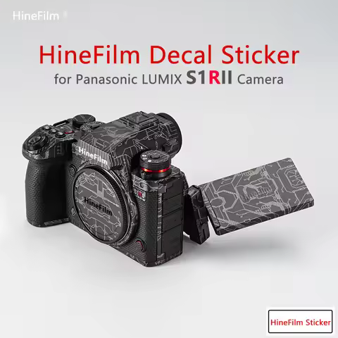 Hinefilm Skin for Panasonic S1 RII Camera Sticker Lumix S1RII Camera Decal Skin for Panasonic DC-S1R