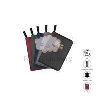 Document Folder Zipperijazah Contents 20 40 60 Compartments Waterproof Leather Cover F4 Topla DK-888