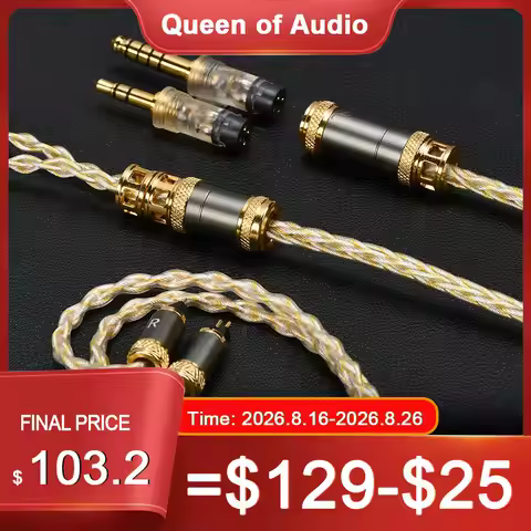 Kinera MIA In Ear Earphone Upgrade Cable HIFI Wired Headphone 6N Single Crystal Copper Silver-Plated
