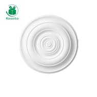 Kesoto Ceiling Ceiling Disc Faux Plaster Look Round Ceiling Ceiling Disc Elegant Design Lamp Fixture
