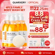 (Mega Money Save) QUARXERY Anti Mite And Acne Body Wash Antibacterial Shower Gel Repair The Skin Bar