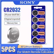 5pcs SONY CR2032 Lithium Button Coin Cell Batteries 3V CR 2032 DL2032 ECR2032 BR2032 Battery For Wat