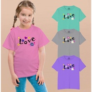 【220G 100%Cotton】 NELLY tshirt for teen girls fashion tshirt for kids 3-12 years old cotton Tshirt