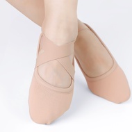 hot【DT】 Stretch Ballet Shoes Slippers Elastic Adult Gym Gymnastics Danceing