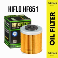 Penapis Minyak Hiflo Filtro HF651 Performance Oil Filter- KTM & Husqvarna (690 Duke,690 Enduro)