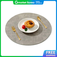 Leather Table Mat Placemat Gray Interior Table Mat