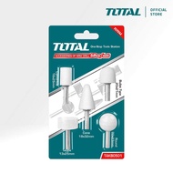 TOTAL Tools 5 Pcs Die Grinder Bit Set (Cylindrical / Cone / Round / Bullet / T-Type / Suitable for D