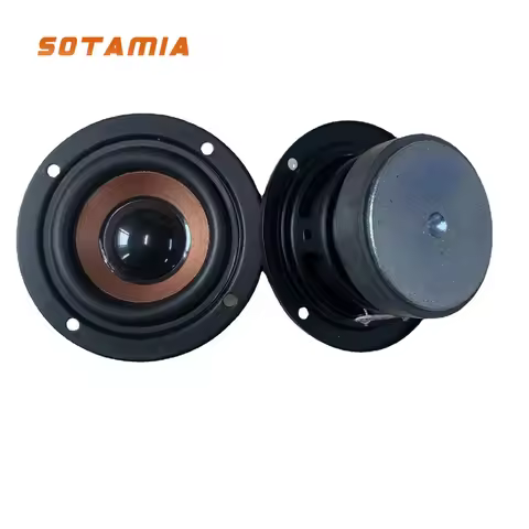SOTAMIA 2Pcs Sound Amplifier Audio Speaker 4 Ohm 5W Mini Full Range Loudspeaker DIY Home Music Porta
