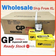 GP Batteri AAA 1000pcs Battery GP Supercell AAA in Carton