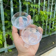Plastic bird cup and bird bath cup for puteh birds