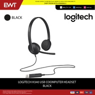 LOGITECH H340 USB COMPUTER HEADSET 100% ORIGINAL